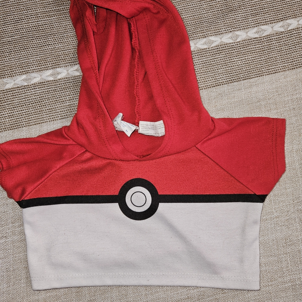 Build-A-Bear Red and White Pokéball Hoodie